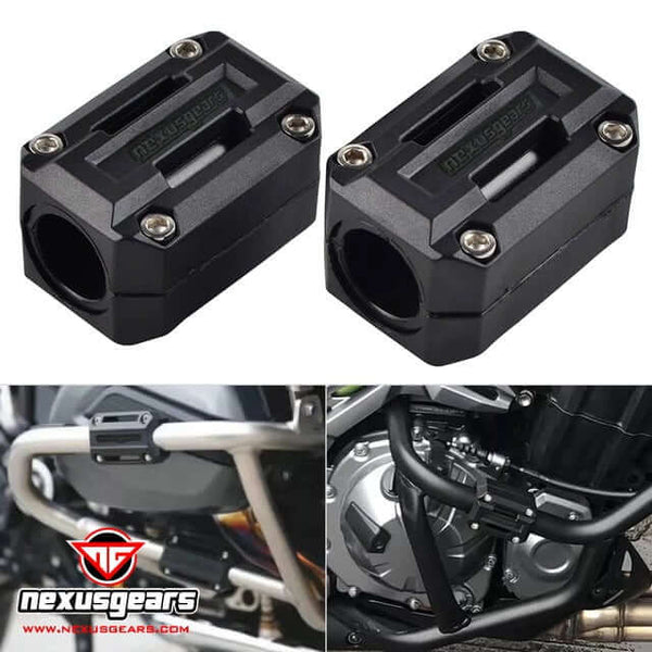 25mm Motorrad Motorschutzbügel Stoßstange Dekor Block CrashRSDE