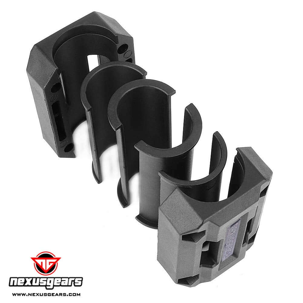 NexusGears Universal Bumper Protection Blocks for Crash Guards 22mm/25 mm/28 mm pipe