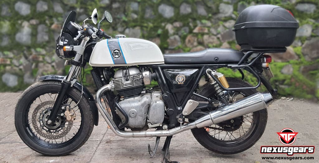 Interceptor With Rear Rack Rear Rack and Saddle Stay For Interceptor650/GT650 – NexusGears