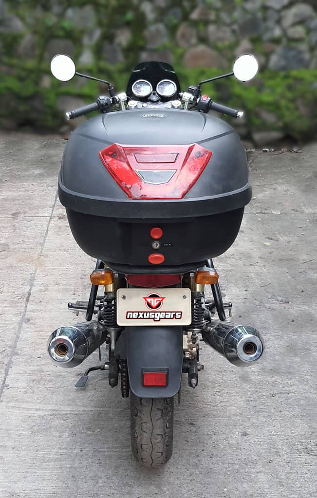 Interceptor With Rear Rack Rear Rack and Saddle Stay For Interceptor650/GT650 – NexusGears