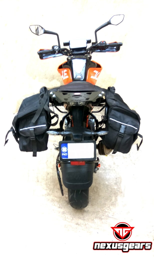 KTM 390/250/200/125 (2017 onwards) Rear Rack with Saddle Support and Back Rest